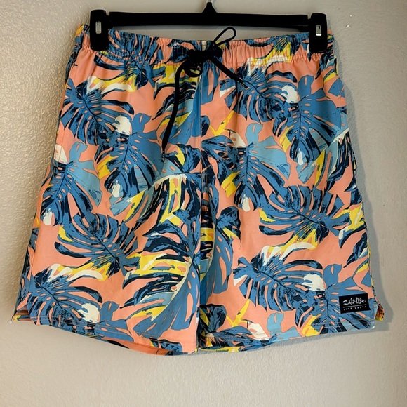 Salt Life - Tropical/palm leaf swim shorts - Picture 1 of 4